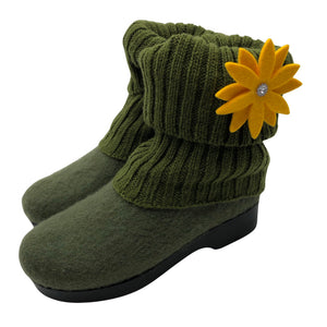 Unisex Huopatehdas J.Alho - Ankle boots, size 38 - Green (3)