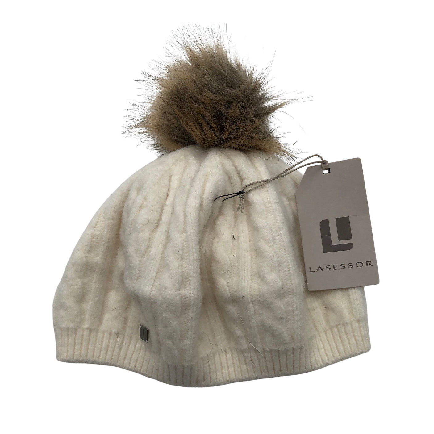 Unisex Lasessor - Winter beanie, size 52 - 54 cm - Natural white (1)