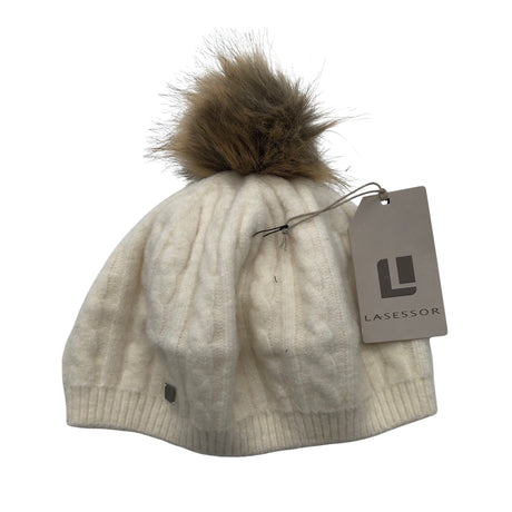 Unisex Lasessor - Winter beanie, size 52 - 54 cm - Natural white ()