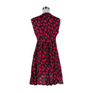 Unisex The Masai - Schiffon dress, size 40 - Red (2)