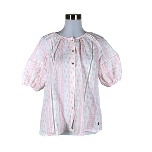 Unisex Soulmate - Short-sleeved blouse, size 40 - Light pink (1)