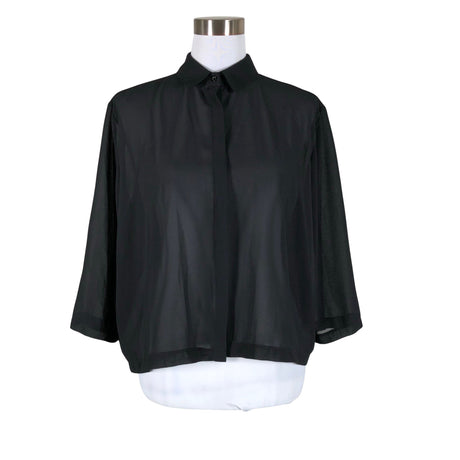 Unisex Ajlajk - Short-sleeved blouse, size 36 - Black ()