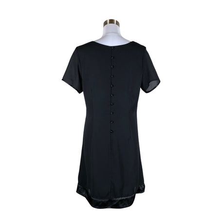 Unisex Ze-Ze - Schiffon dress, size 40 - Black (2)