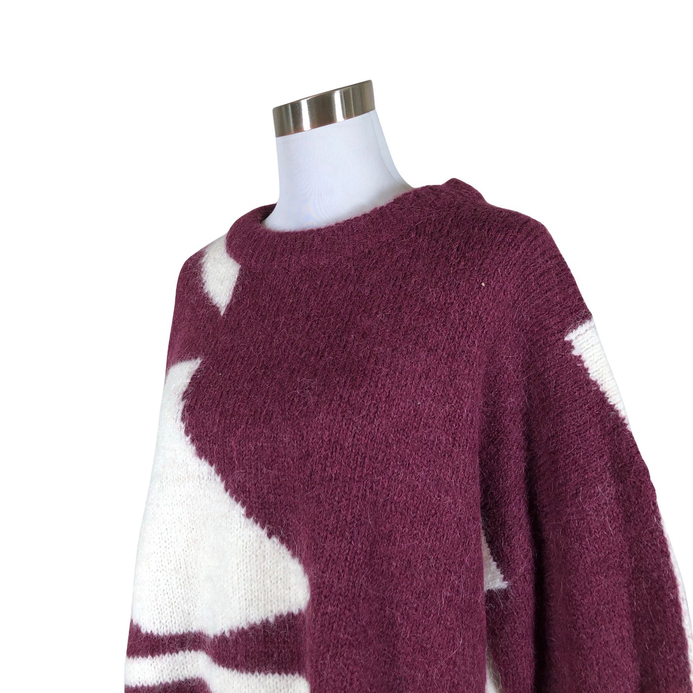 Unisex Marimekko - Sweater, size 40 - Wine red (3)