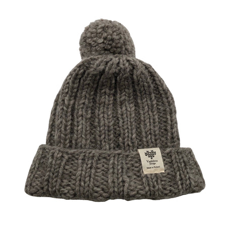 Unisex Vadelma Design - Winter beanie, size 52 - 54 cm - Gray ()
