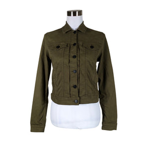 Unisex Sand - Denim jacket, size 38 - Green (1)