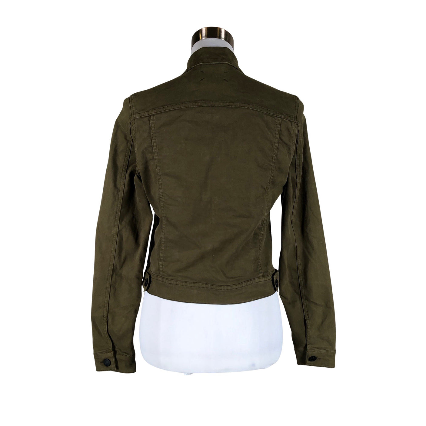 Unisex Sand - Denim jacket, size 38 - Green (2)