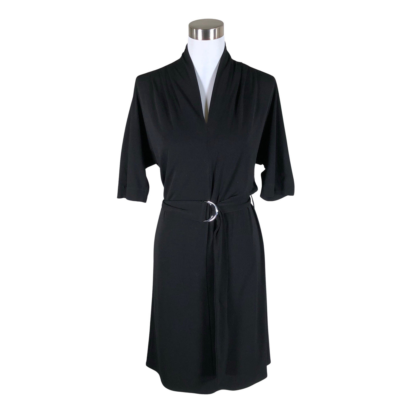 Unisex by Malene Birger - Tricot dress, size 32 - Black (1)