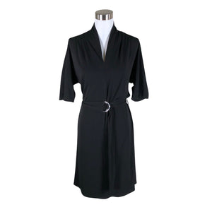 Unisex by Malene Birger - Tricot dress, size 32 - Black (1)