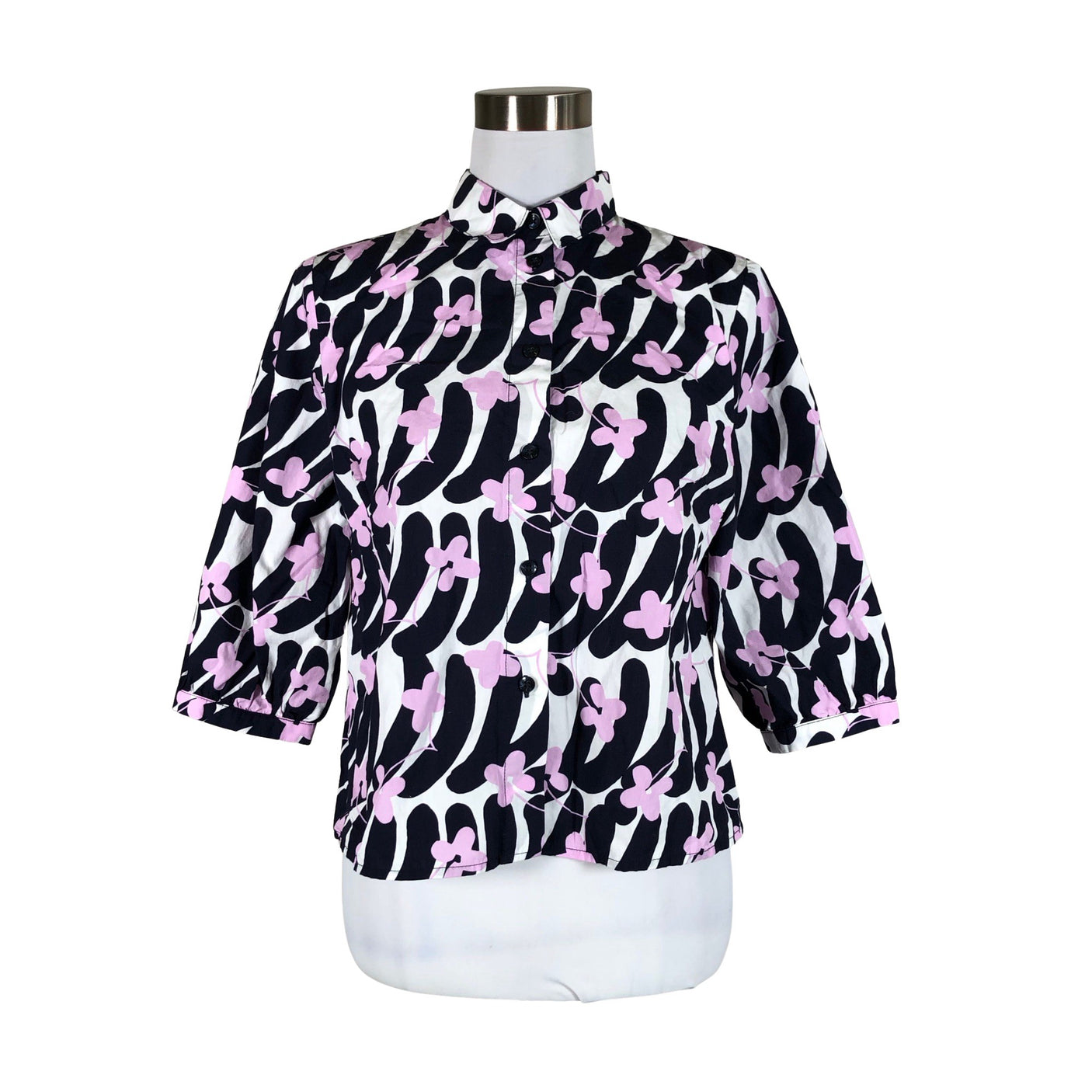 Unisex Nanso - Collared shirt, size 34 - White (1)