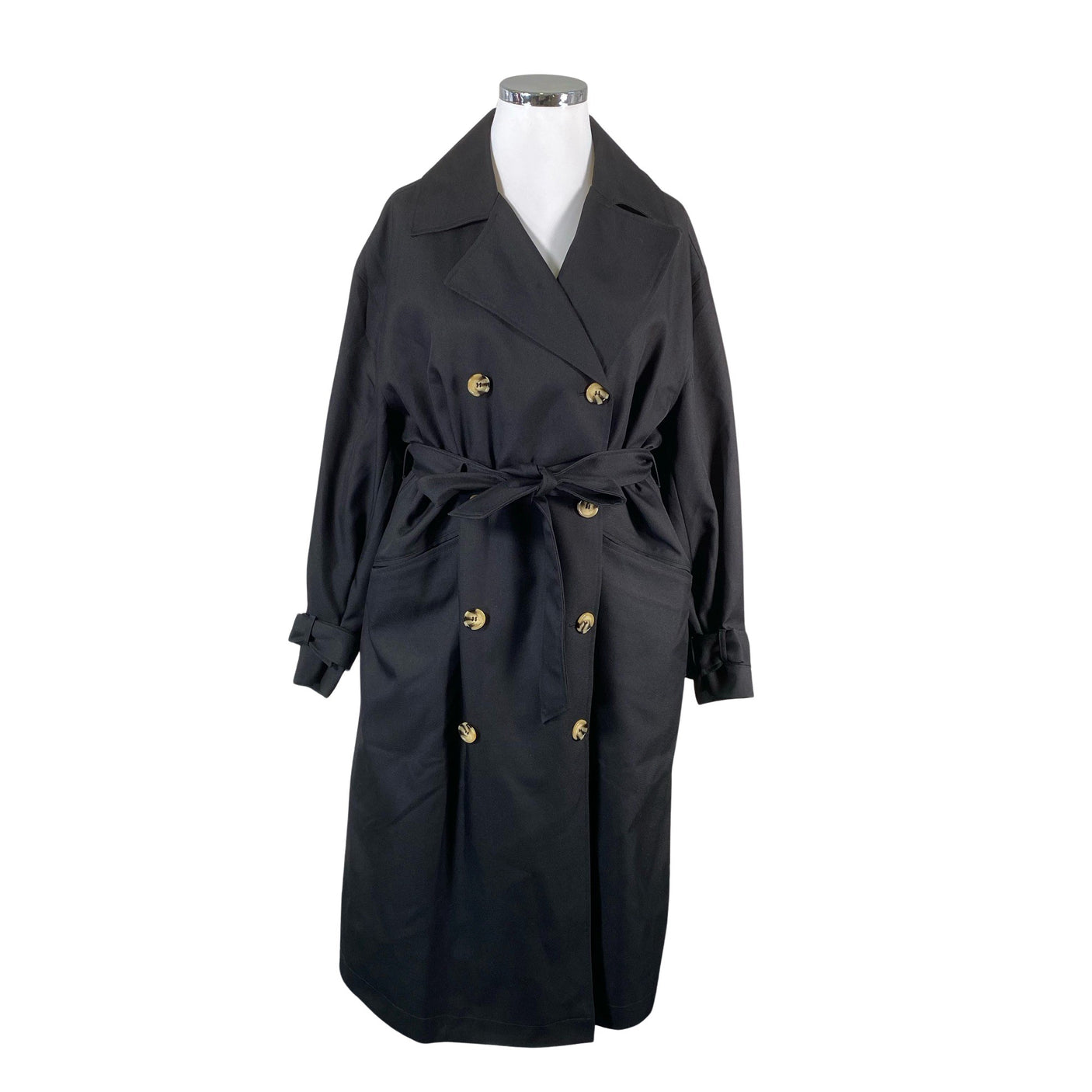 Unisex Studio Untold - Trench coat, size 46 - Black (1)