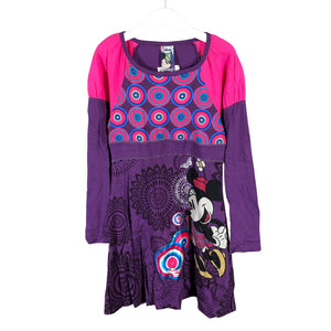 Unisex Desigual - Tricot dress, size 134 - 140 - Violet (1)