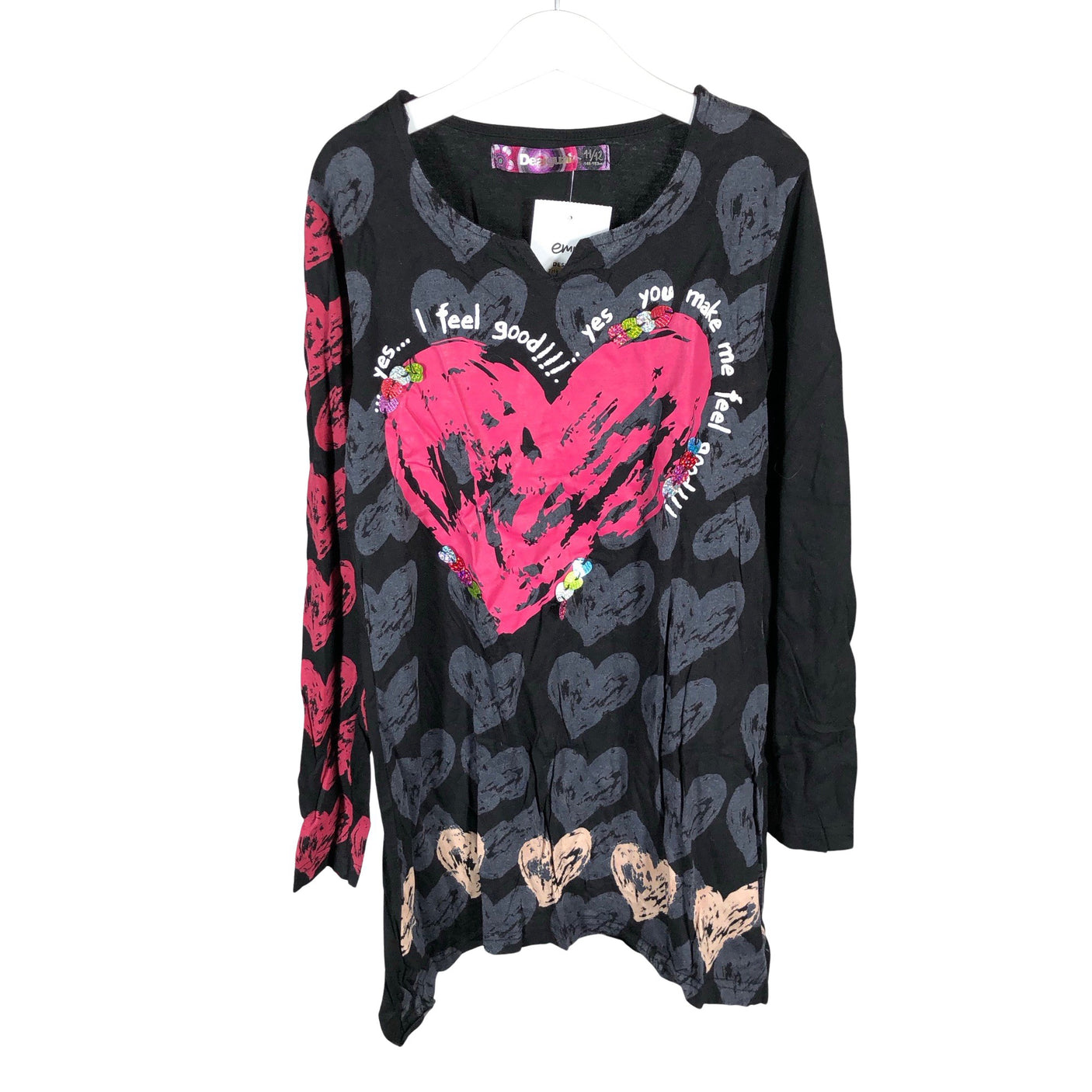 Unisex Desigual - Tricot dress, size 146 - 152 - Black (1)