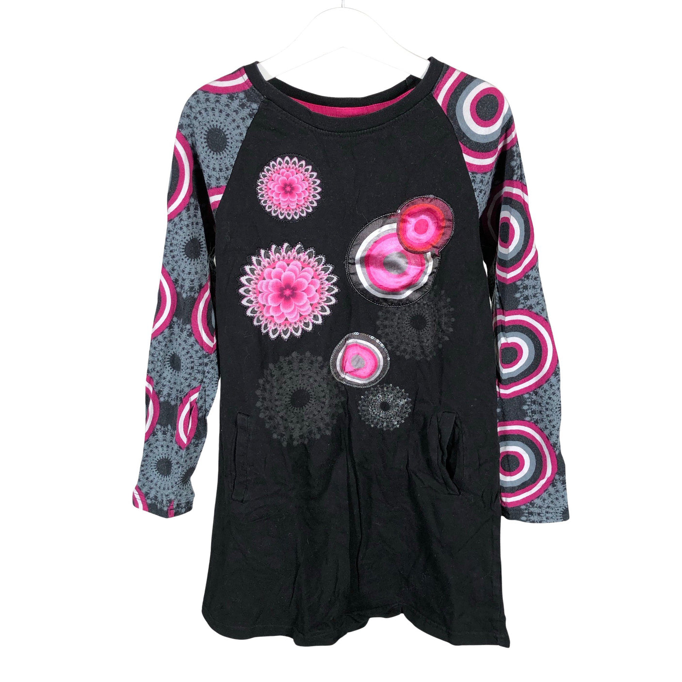 Unisex Desigual - Tricot dress, size 134 - 140 - Black (1)