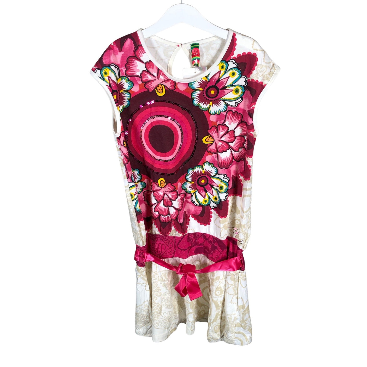 Unisex Desigual - Tricot dress, size 146 - 152 - Beige (1)