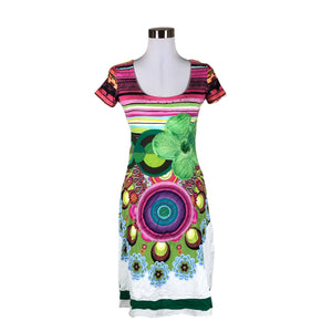 Unisex Desigual - Tricot dress, size 36 - Pink (1)