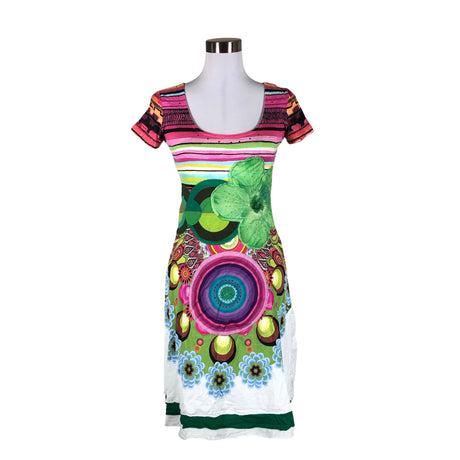 Unisex Desigual - Tricot dress, size 36 - Pink ()