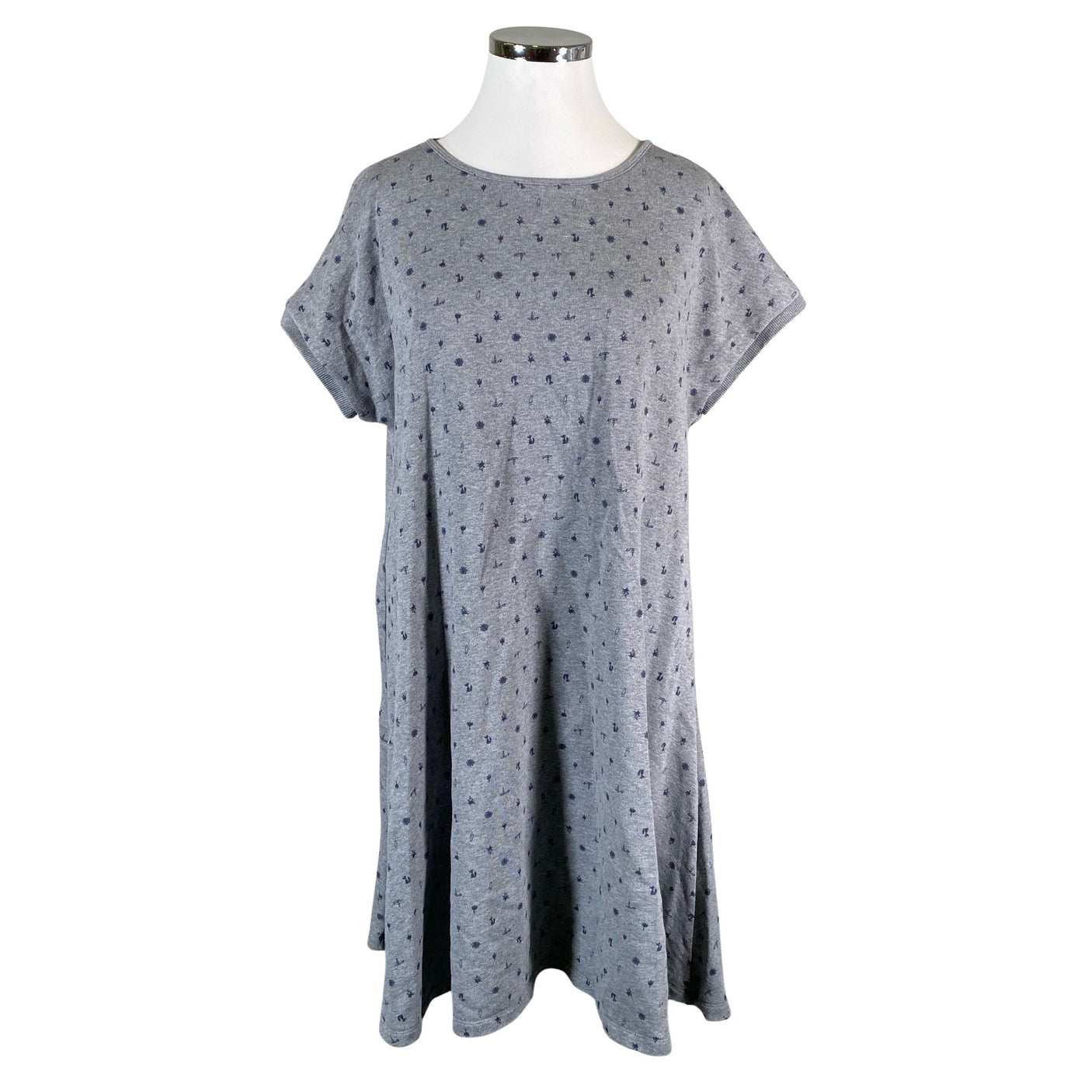 Unisex IVANAhelsinki - Tricot dress, size 44 - Gray (1)