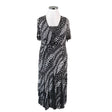 Unisex Gelco - Schiffon dress, size 46 - Black ()