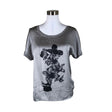 Unisex Saint Tropez - Short-sleeved blouse, size 36 - Gray ()