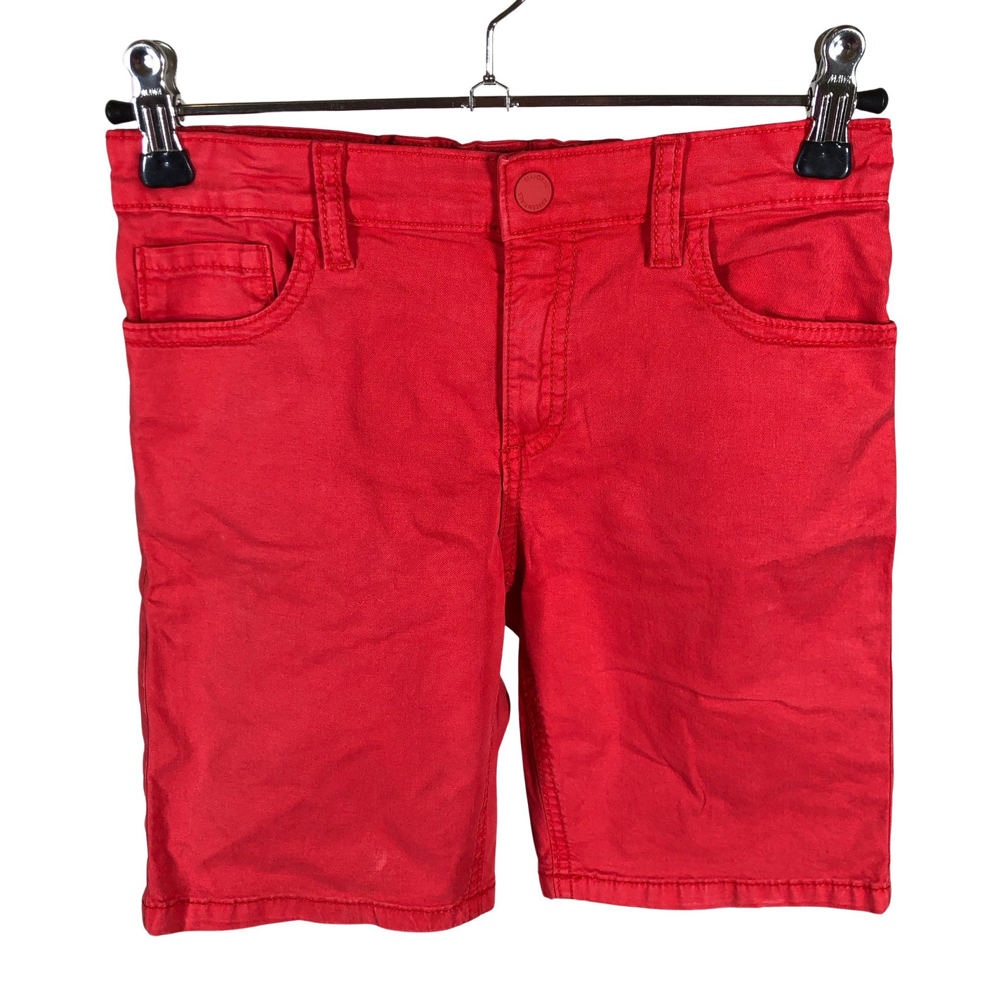 Unisex Mayoral - Denim shorts, size 128 - 134 - Red (1)
