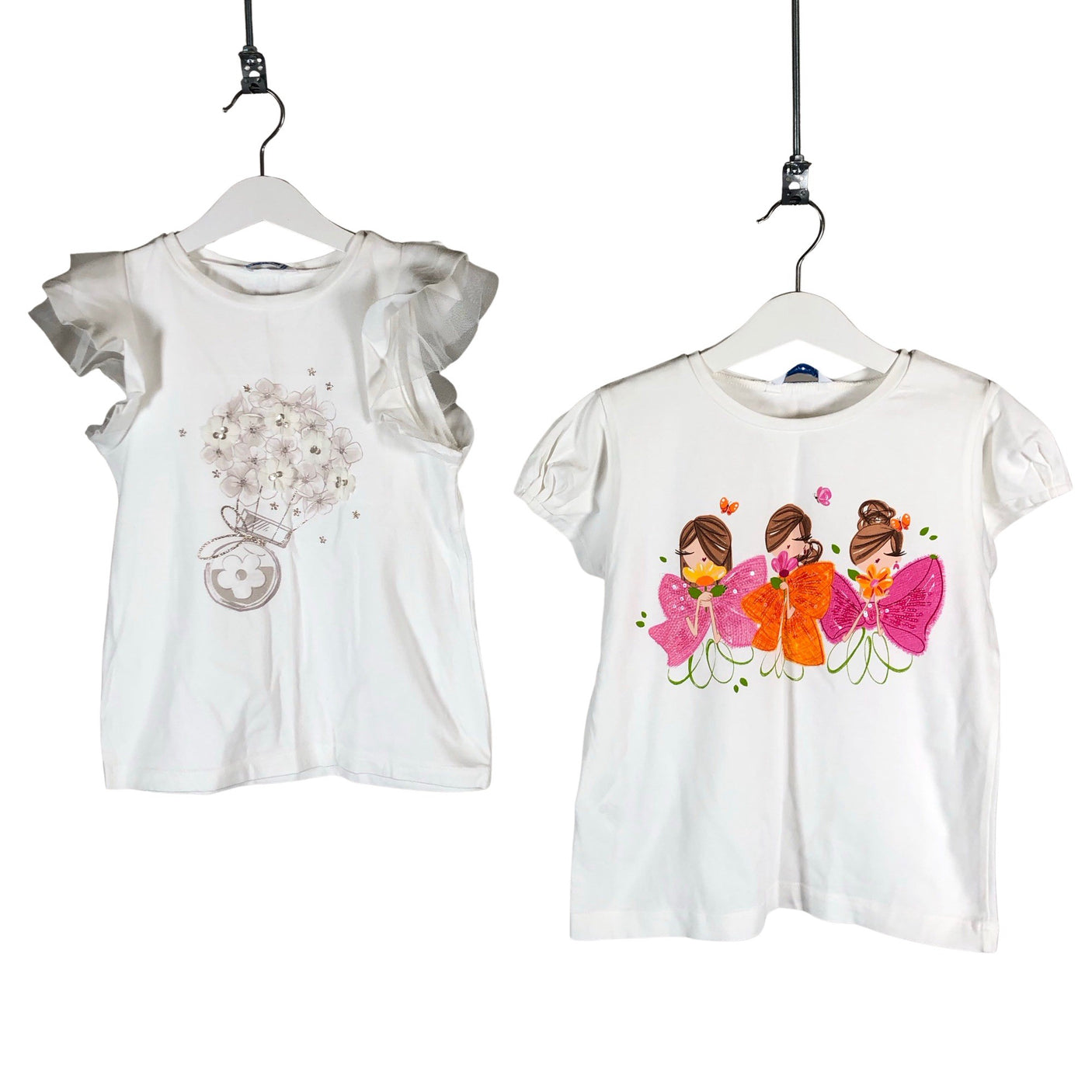 Unisex Mayoral - T-shirt, size 128 - 134 - White (1)