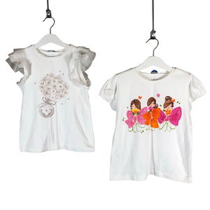 Unisex Mayoral - T-shirt, size 128 - 134 - White (1)