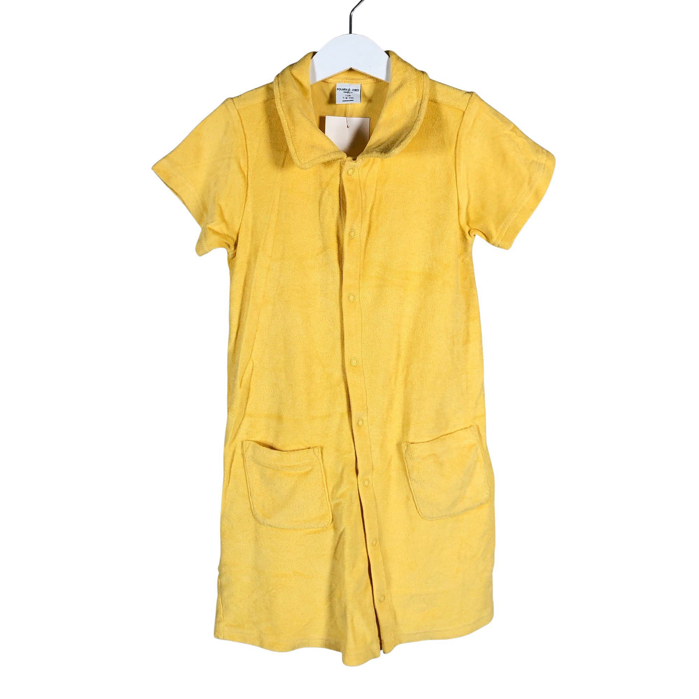 Unisex Polarn O. Pyret - Sweatshirt dress, size 122 - 128 - Yellow (1)