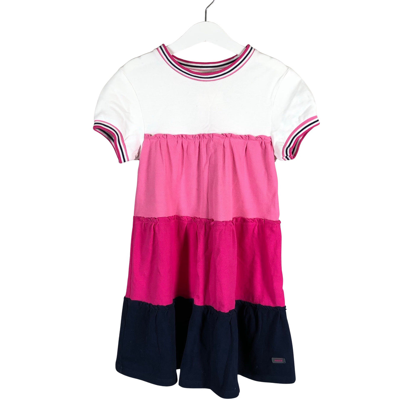 Unisex Mayoral - Pique dress, size 128 - 134 - Light pink (1)