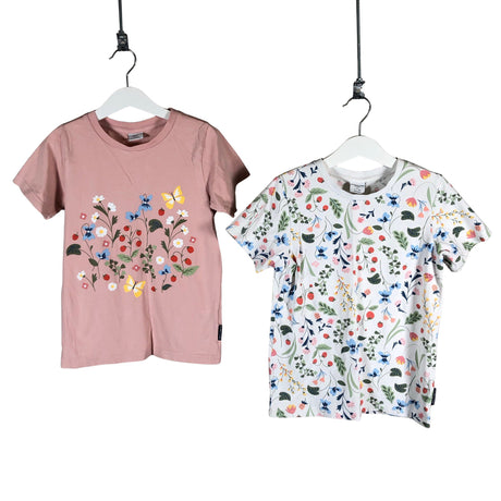 Unisex Polarn O. Pyret - T-shirt, size 116 - 122 - Light pink ()