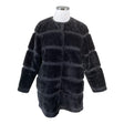 Unisex Soyaconcept - Faux fur coat, size 42 - Black ()