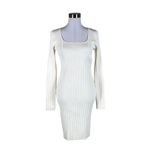 Unisex Calvin Klein Jeans - Knit dress, size 40 - Natural white (1)