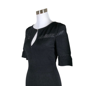 Unisex Karen Millen - Knit dress, size 40 - Black (3)