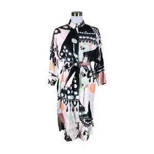 Unisex Papu - Schiffon dress, size 40 - Black (1)