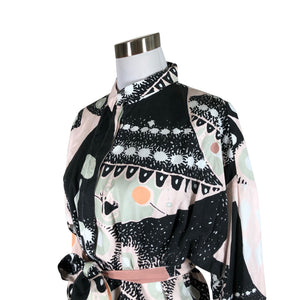 Unisex Papu - Schiffon dress, size 40 - Black (3)