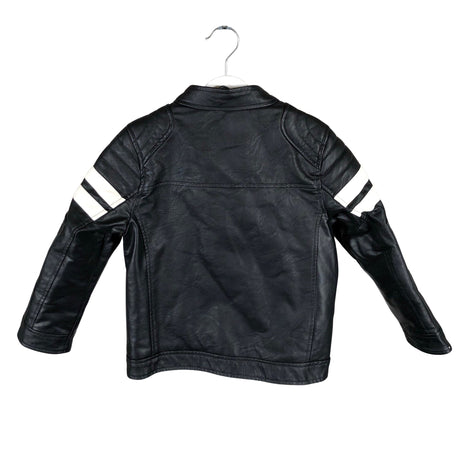Unisex DeFacto - Leather jacket, size 110 - 116 - Black (2)