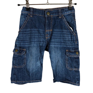 Unisex Polarn O. Pyret - Denim shorts, size 122 - 128 - Blue (1)