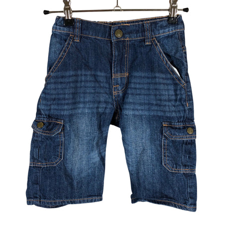 Unisex Polarn O. Pyret - Denim shorts, size 122 - 128 - Blue ()
