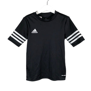 Unisex Adidas - Sports shirt, short sleeve, size 122 - 128 - Black (1)