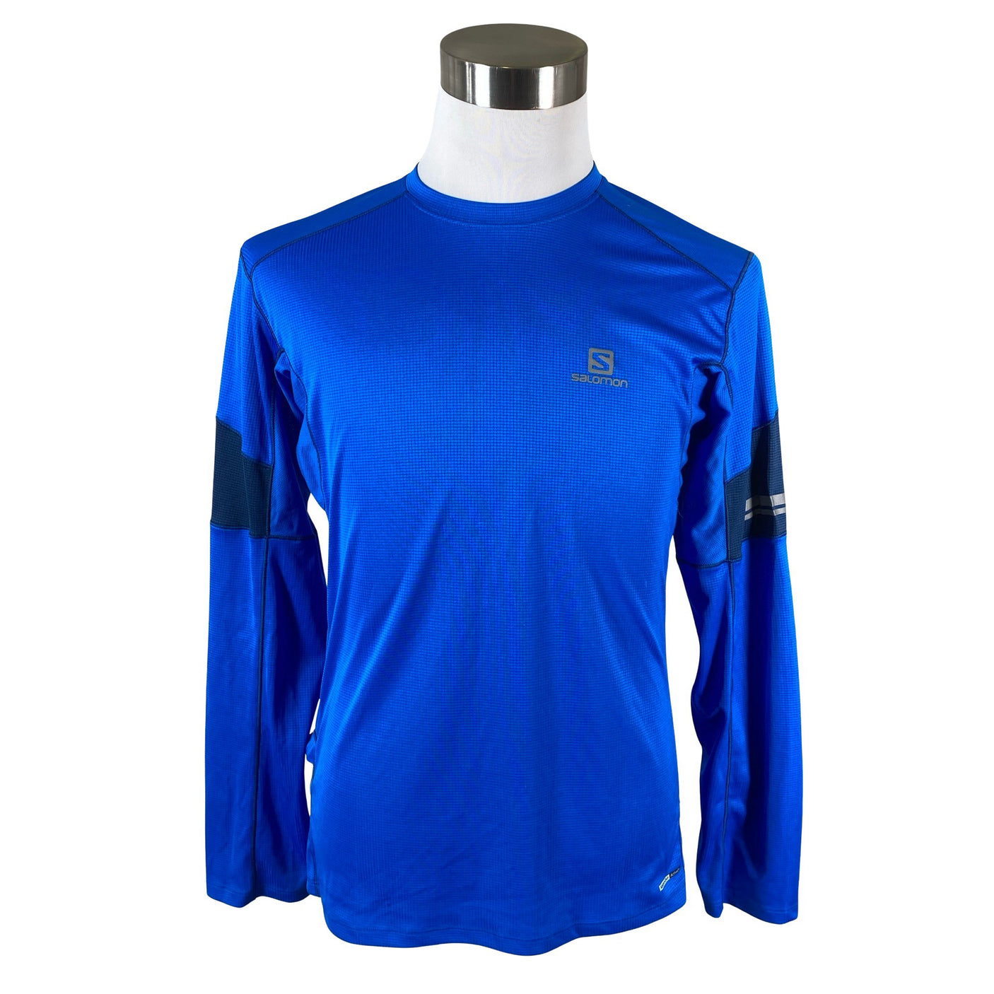 Unisex Salomon - Sports shirt, long sleeve, size M - Blue (1)