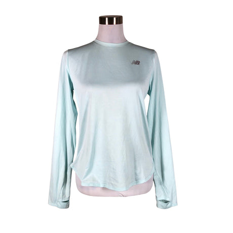 Unisex New Balance - Sports shirt, long sleeve, size 36 - Light blue ()