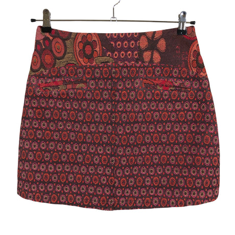Unisex Lunatic - Fabric skirt, size 38 - Wine red (2)