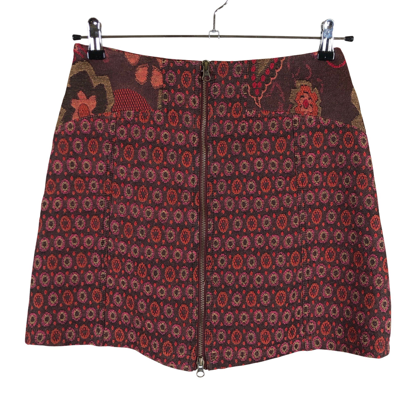 Unisex Lunatic - Fabric skirt, size 38 - Wine red (1)