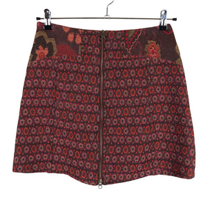 Unisex Lunatic - Fabric skirt, size 38 - Wine red (1)