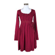 Unisex Twinset - Tricot dress, size 38 - Wine red ()