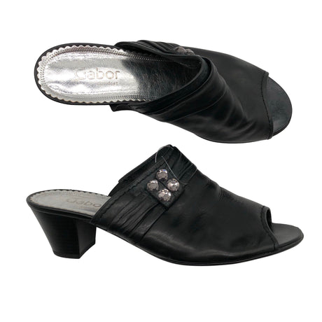 Unisex Gabor - Heeled sandals, size 38 - Black ()