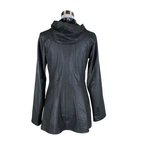 Unisex Handmade - Leather jacket, size 38 - Gray (2)