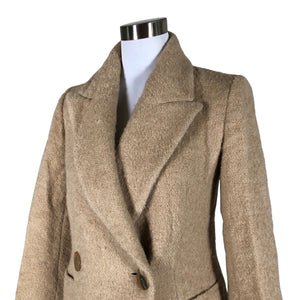 Unisex Massimo Dutti - Wool coat, size 34 - Brown (3)