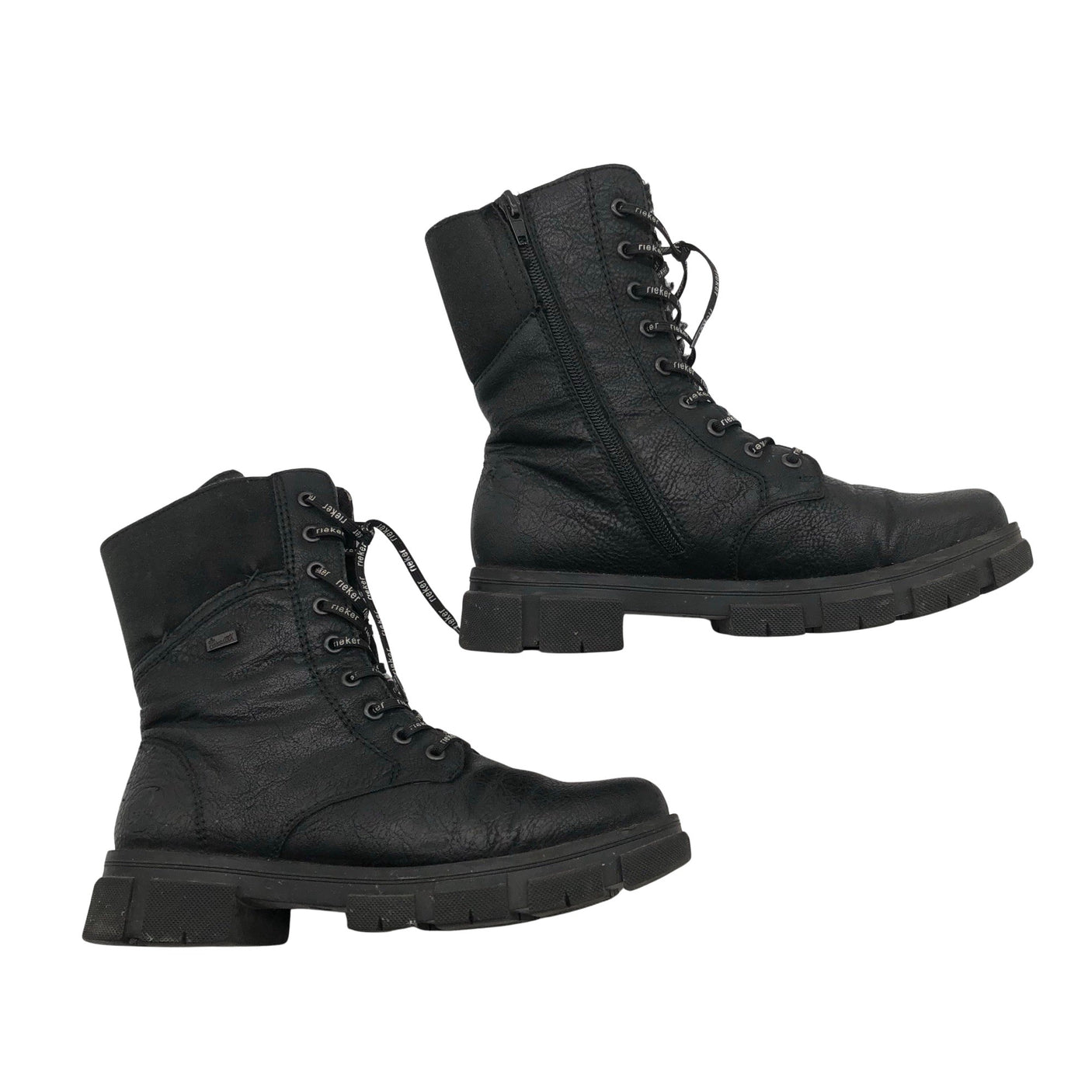 Unisex Rieker - Army boots, size 38 - Black (1)