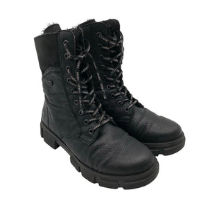 Unisex Rieker - Army boots, size 38 - Black (2)